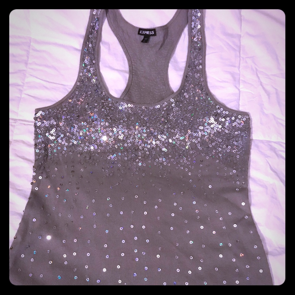 Express Sequin Tank